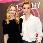 Thomas Brodie-Sangster with girlfriend Talulah Riley