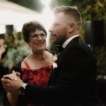 Aaron Finch with mother Sue Finch