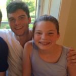 Andrew Benintendi with younger sister image