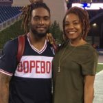 Brandon Bolden with wife Arianna King image