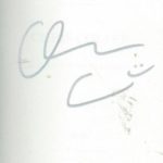 Chris Colfer signature
