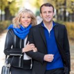Emmanuel Macron with wife Brigitte Trogneux image
