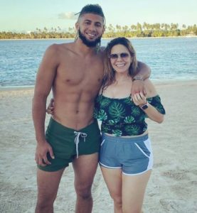 Fernando Tatis Jr with mother Maria Tatis image