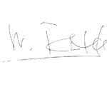 Mark Rutte signature