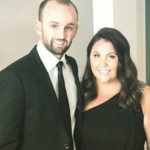 Nathan Lyon with former wife Melissa Waring