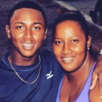 Ozzie Albies with mother Judari Albies