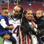Stephon Gilmore with wife and kids