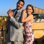 Andre Roberson with wife Rachel DeMita image
