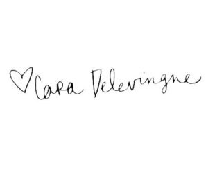 Cara Delevingne signature