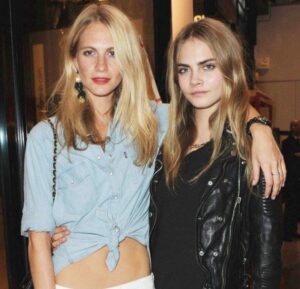 Cara Delevingne with sister Poppy Delevingne