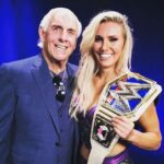 Charlotte Flair with father