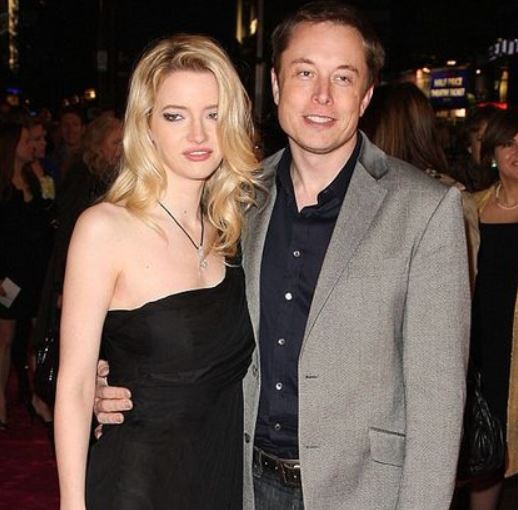 Elon Musk with ex-wife Talulah Riley image