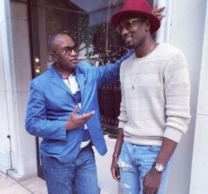 Serge Ibaka with his father Desiree Ibaka