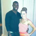 Terrence Brooks with wife Caitie Brooks old image