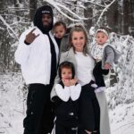 Terrence Brooks with wife and kids