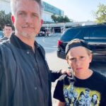 Bill Simmons with son Benjamin Oakley Simmons
