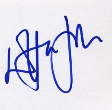 Elton John signature