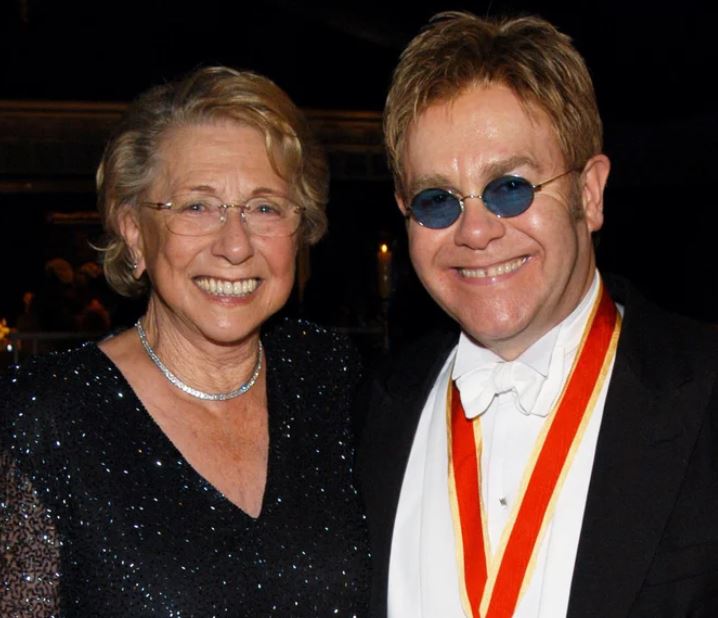 Elton John with mother Sheila Eileen