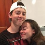 Griffin Gluck with sister Caroline Gluck