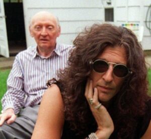 Howard Stern with father Benjamin Stern