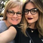 Lucy Hale with mother Julie Hale