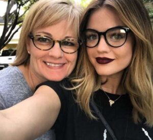 Lucy Hale with mother Julie Hale - Celebrities InfoSeeMedia