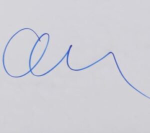 Matthew Gray Gubler signature