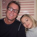Olivia Holt with father Mark Holt