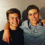 Peyton Meyer with brother Cole Meyer