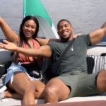 Anthony Joshua with his sister Janet Joshua