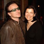 Bono with his wife Alison Hewson image