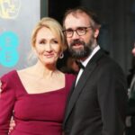 J K Rowling with husband Neil Murray