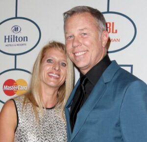 James Hetfield with wife Francesca Hetfield image | Celebrities ...