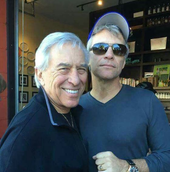 Jon Bon Jovi With Father John Francis Bongiovi Sr