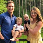 Kirk Cousins with wife and kids