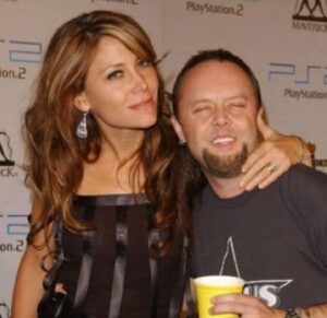 Lars Ulrich with ex-wife Skylar Satenstein image