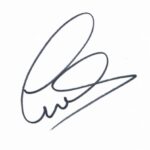 Lewis Hamilton signature