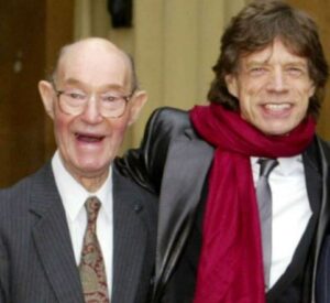 Mick Jagger with his father Joe Jagger
