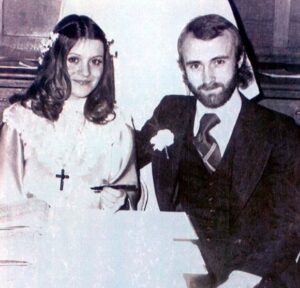 Phil Collins with ex-wife Andrea Bertorelli