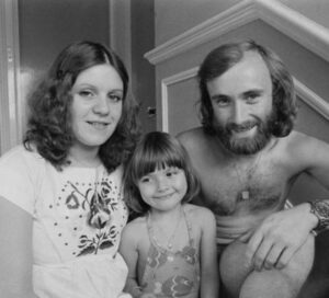 Phil Collins with ex-wife Andrea Bertorelli image