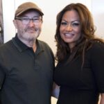 Phil Collins with ex-wife Orianne Cevey