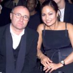 Phil Collins with his ex-wife Orianne Cevey