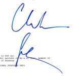Christian Bale signature