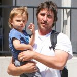 Christian Bale with son Joseph Bale