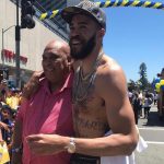JaVale McGee with father George Montgomery