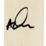 Adil Rashid signature
