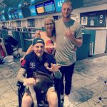 Ben Stokes with his parents