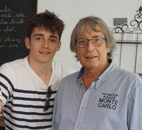 Charles Leclerc with father Hervé Leclerc