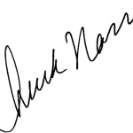Chuck Norris's signature image.