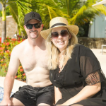 Colin Munro with his wife Tehere Munro